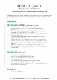 You can easily get a similar resume design in 10 minutes. Surgical Nurse Resume Samples Qwikresume