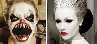 incredibly creepy makeup art