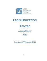 Annual Report 2010 Laois Education