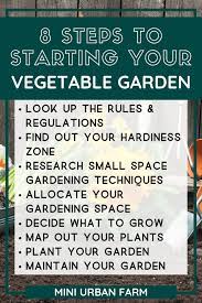 How To Start An Urban Vegetable Garden