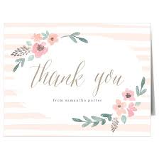 Baby Shower Thank You Cards Match Your Color Style Free Basic