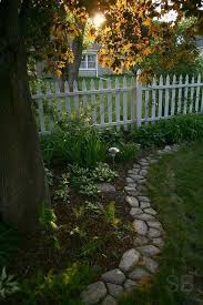 White Picket Fence In The Backyard