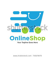 Logo Template Shopping Logo Includes Express Stock Vector Royalty