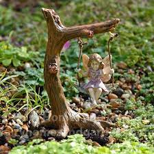 Woodland Knoll Fairy On A Swing Fairy