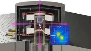 laser beams visible in vacuum