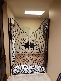 Wrought iron gates, wrought iron doors, wrought iron banisters. Wrought Iron Home Decor
