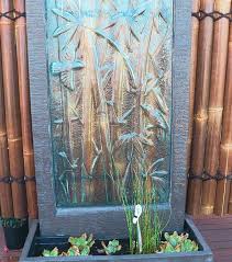 Bamboo Glass Wall Fountain
