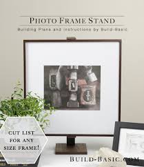 build a photo frame stand build basic
