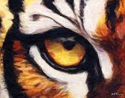 Eyes Artwork Tiger Art Eye Painting