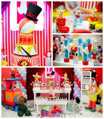 The theme comes with elephants, lions, clowns and all other recognizable circus favorites in the form of cups, plates, napkins, and other tableware. Kara S Party Ideas Circus Themed Birthday Party Decor Ideas Planning Ideas Cake