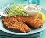 breaded fish with tartare sauce