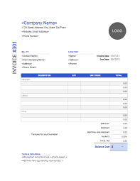 Contractor Invoice Template Download Use For Free