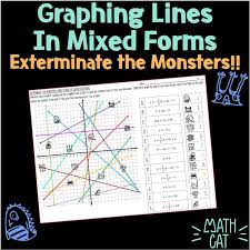 Graphing Lines In Mixed Forms Fun