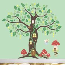 Fairy Tree Wall Stickers Girls Magical