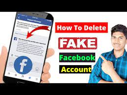 how to delete fake facebook account