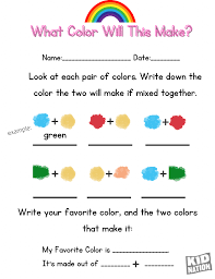 colors lesson plan kidnation