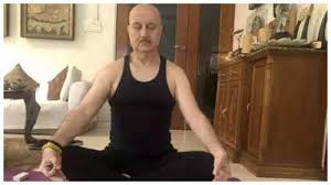 anupam kher s yoga video will leave you