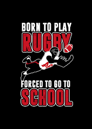 awesome rugby player gifts poster by