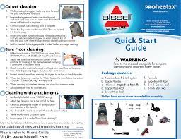bissell proheat 2x 9500 p users manual
