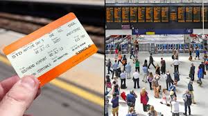 return train tickets in major fare