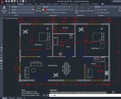 how to make house floor plan in autocad