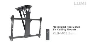 contemporary tv ceiling mount plb m05
