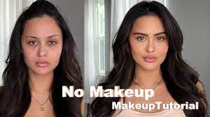 glowy no makeup makeup tutorial using