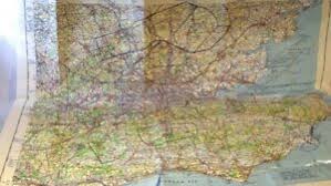 Details About South East England Caa 1 250 000 Sheet 17 Ed 14 Topographical Air Chart 1989