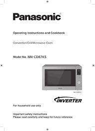 Are you a panasonic microwave oven expert? Panasonic Nncd87ks Operating Instructions Manualzz