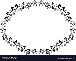 vine frame royalty free vector image