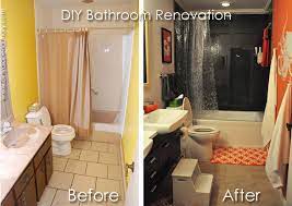 bathroom remodel status complete from