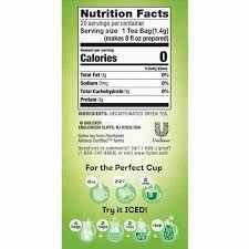 lipton decaffeinated green tea bags 20 ct