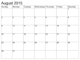 Printable Calendar August 2015 Google Search Helpful Things