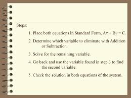 solving systems of equations using