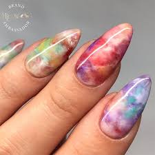 tie dye nails how to diy and looks to try