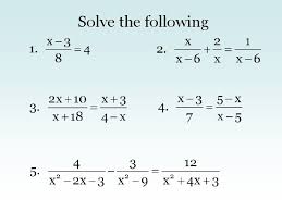 3 4 day 1 solving fractional equations you