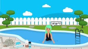 why blond hair turns green in the pool
