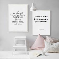 We girls, i'm afraid, have a tendency to hide our feelings. marilyn monroe quotes everything happens for a reason. A Smile Makeup Marilyn Monroe Wall Art Canvas Print Poster Girl S Room With Free Shipping Worldwide Weposters Com