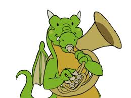 GIF: Dragon Playing a Helicon (Tuba) : r/Tuba