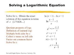 Graphs Section 6 Logarithmic