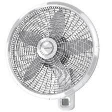 18 oscillating wall mount fan with remote