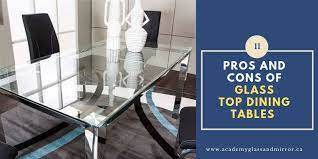 Pros Cons Of Glass Top Dining Tables