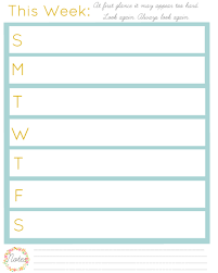 Printable Planner Pages To Print And Use In A 3 Ring Binder