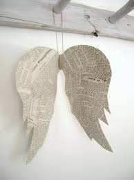 Paper Wings Diy Angel Wings Diy Angels Christmas Crafts