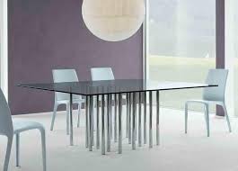 bonaldo mille glass dining table by