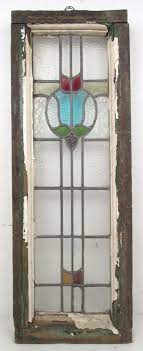 Vintage Antique Stained Glass Window