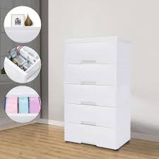 white plastic storage cabinet