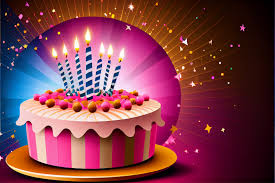 free birthday cake background image