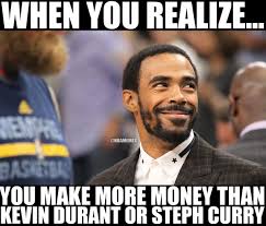 Official page of kevin durant. Uzivatel Nba Memes Na Twitteru Mike Conley Makes More Than Steph Curry Or Kevin Durant Grizzlies Nation Warriors Nation