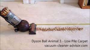 vs dyson ball 2 carpet test